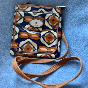 Vintage Floral Fossil Purse